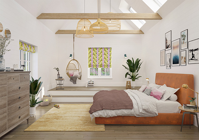 Miami, Yellow - Roman Blind - Image 8